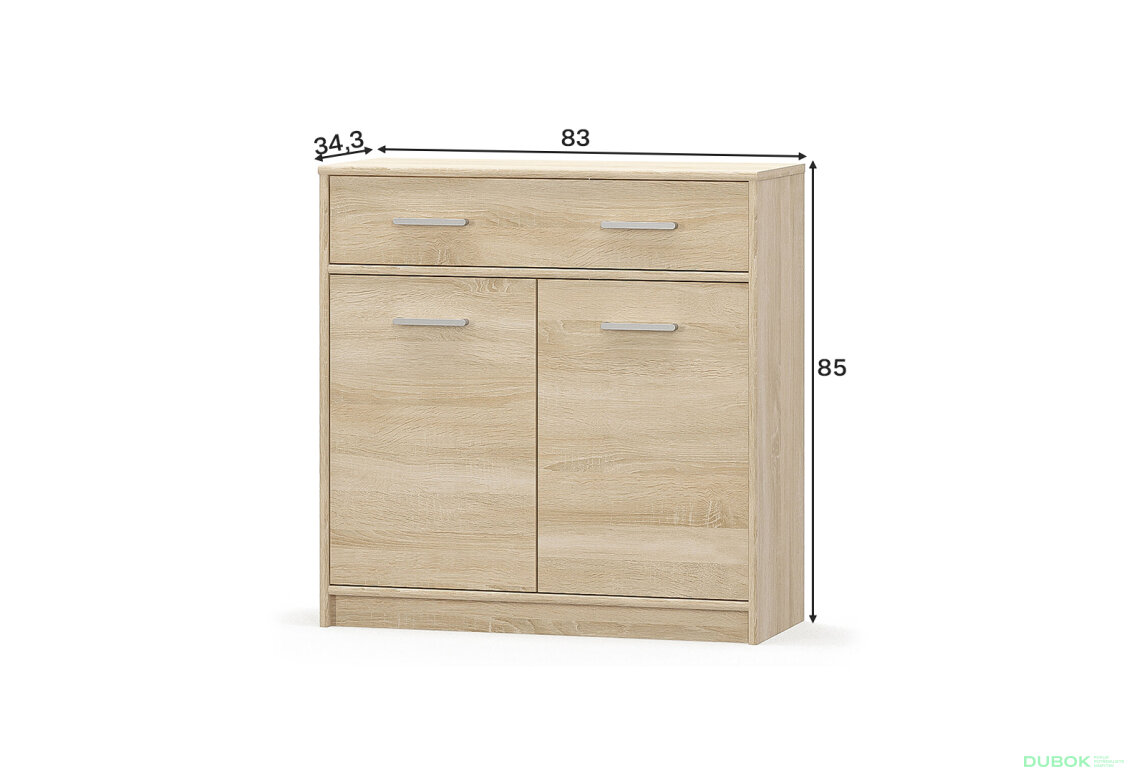 Fotografia 2 - Komoda 2d1s dub sonoma Tips