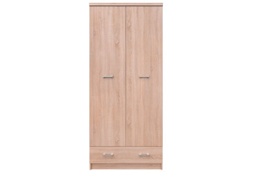 Skriňa dvojdverová so zásuvkou Top Mix 80x183x57 cm Dub sonoma