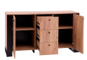 Komoda 2d3s dub craft zlatý Wood - Fotografia 3 Fotografia 3 - Komoda 2d3s dub craft zlatý Wood