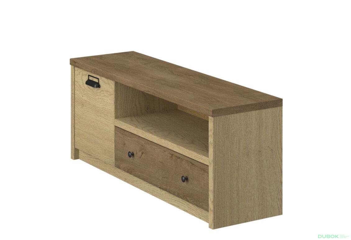 Fotografia 2 - TV stolík 1d1s/125 dub cremona / dub lefkas Denzel