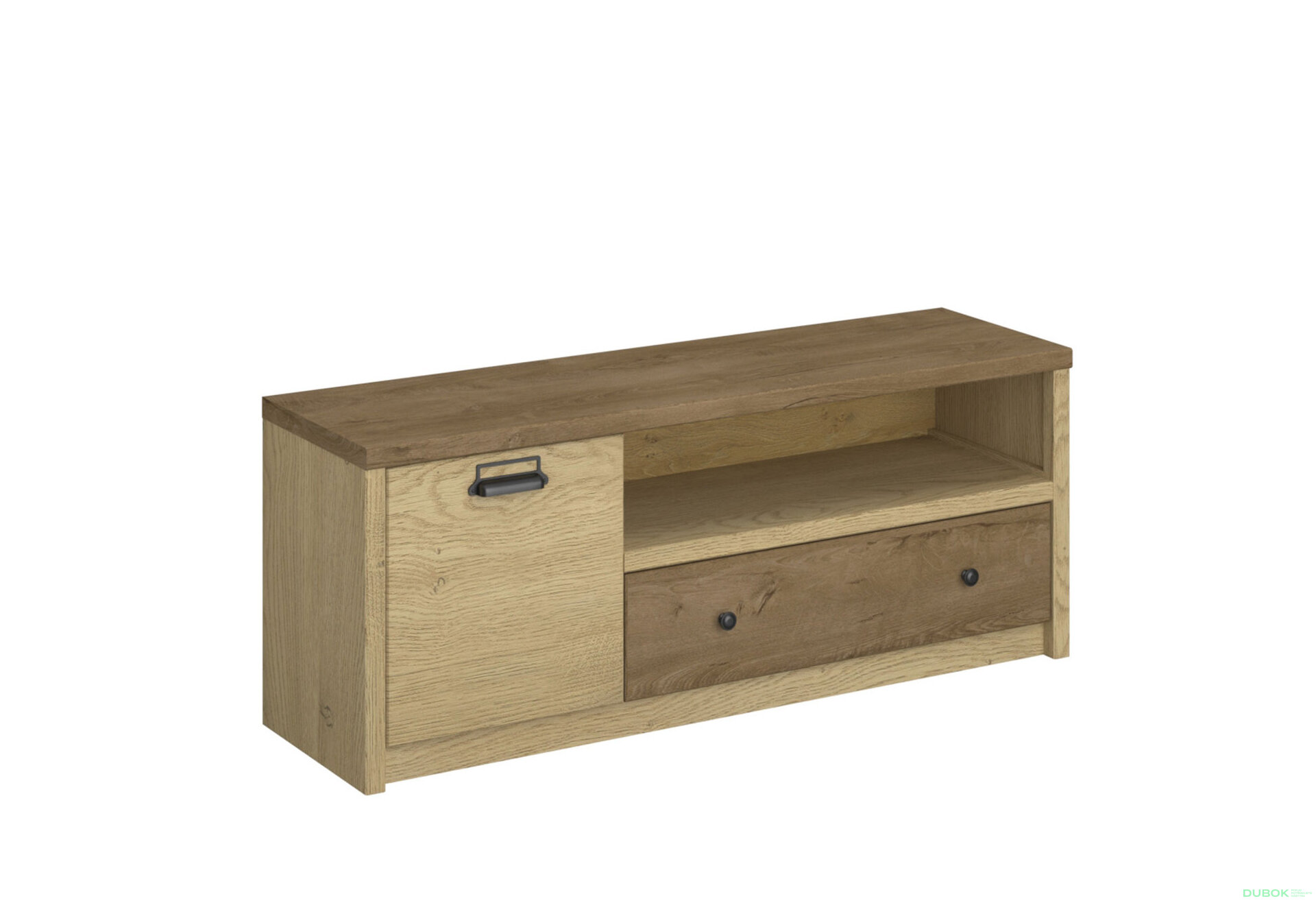 Fotografia 3 - TV stolík 1d1s/125 dub cremona / dub lefkas Denzel