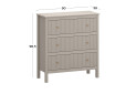 Komoda 3s (K) taupe Kleo - Fotografia 3 Fotografia 3 - Komoda 3s (K) taupe Kleo