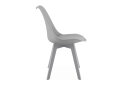 Fotografia 7 - Krzesło MARK sivá / sivé nohy x 1