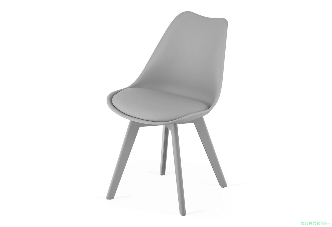 Fotografia 4 - Krzesło MARK sivá / sivé nohy x 1