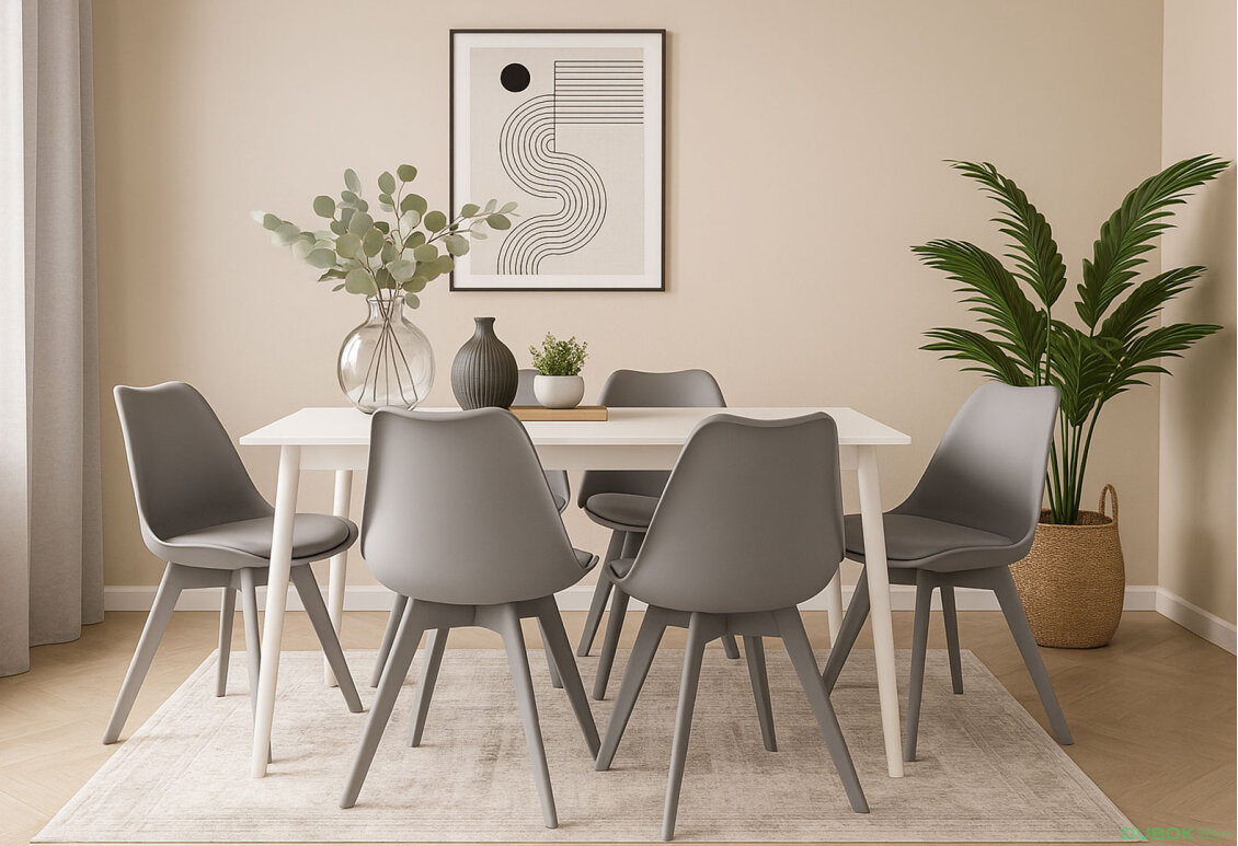 Fotografia 2 - Krzesło MARK sivá / sivé nohy x 1