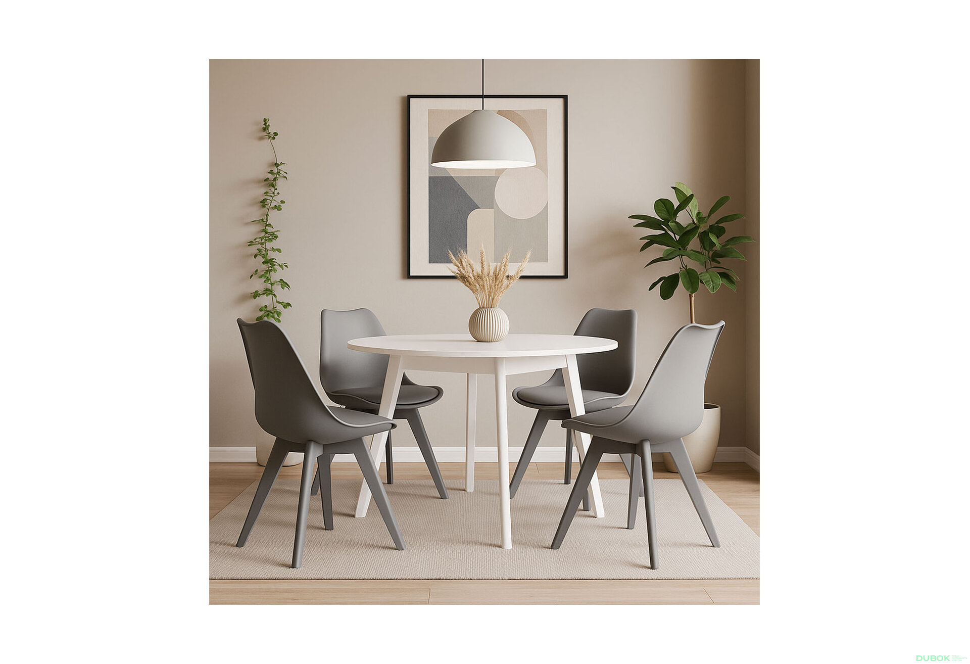 Fotografia 3 - Krzesło MARK sivá / sivé nohy x 1