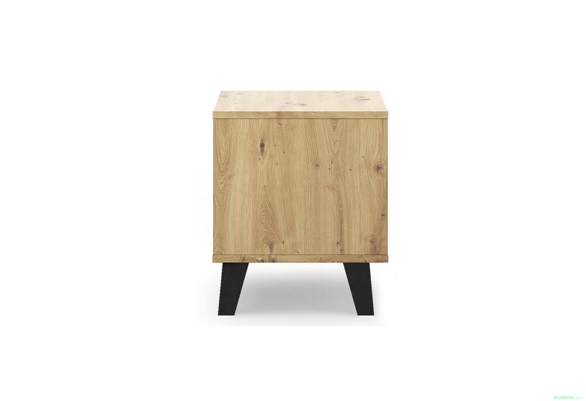 Fotografia 5 - Nočný stolík Borg 1s dub artisan / biely