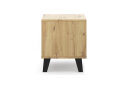 Fotografia 5 - Nočný stolík Borg 1s dub artisan / biely