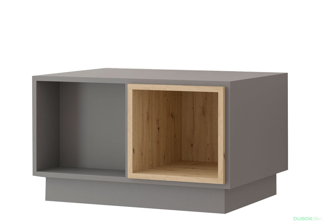 Konferenčný stolík Grey šedá, artisan / šedá Idczak meble