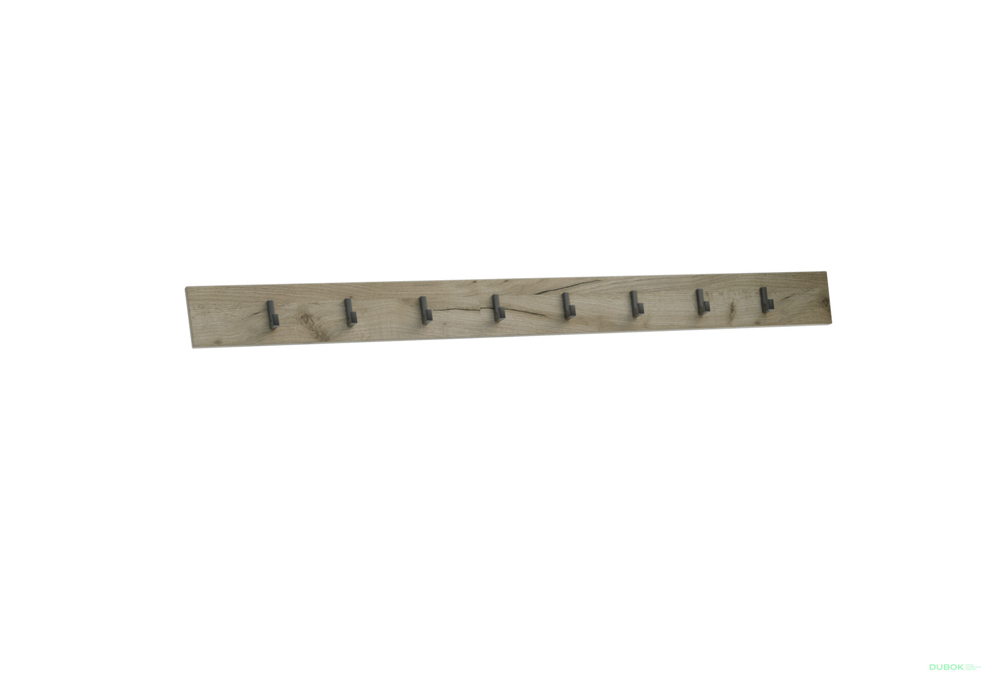 Vešiak Sara 120 cm Dub kraft sivý - Fotografia 1 Fotografia 1 - Vešiak Sara 120 cm Dub kraft sivý