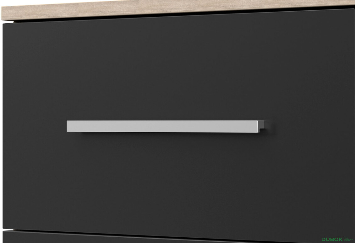 Fotografia 9 - Komoda Frida 01 135 2D4S dub sonoma / čierny