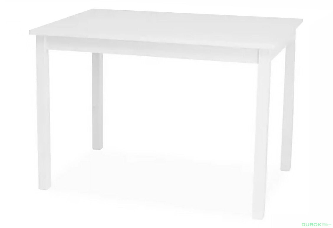 Stôl Fiord 110x70 biely MDF / drevo