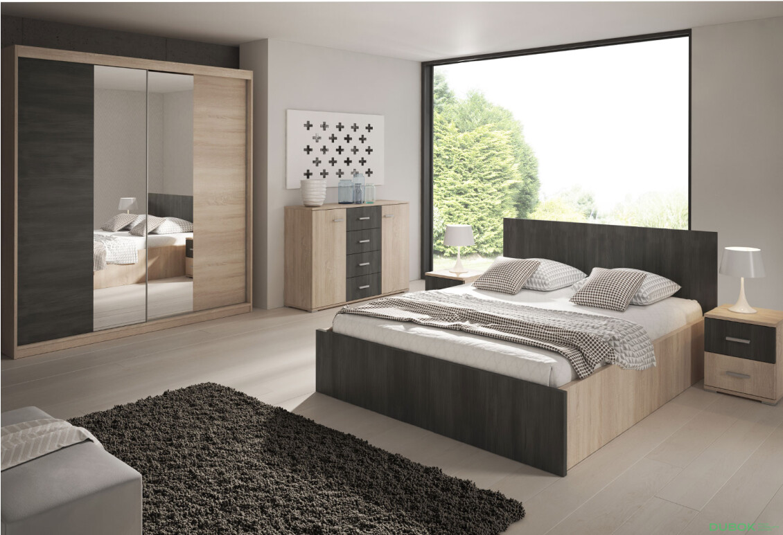 Spálňová zostava 2D Wenecja dub sonoma / dub canterbury