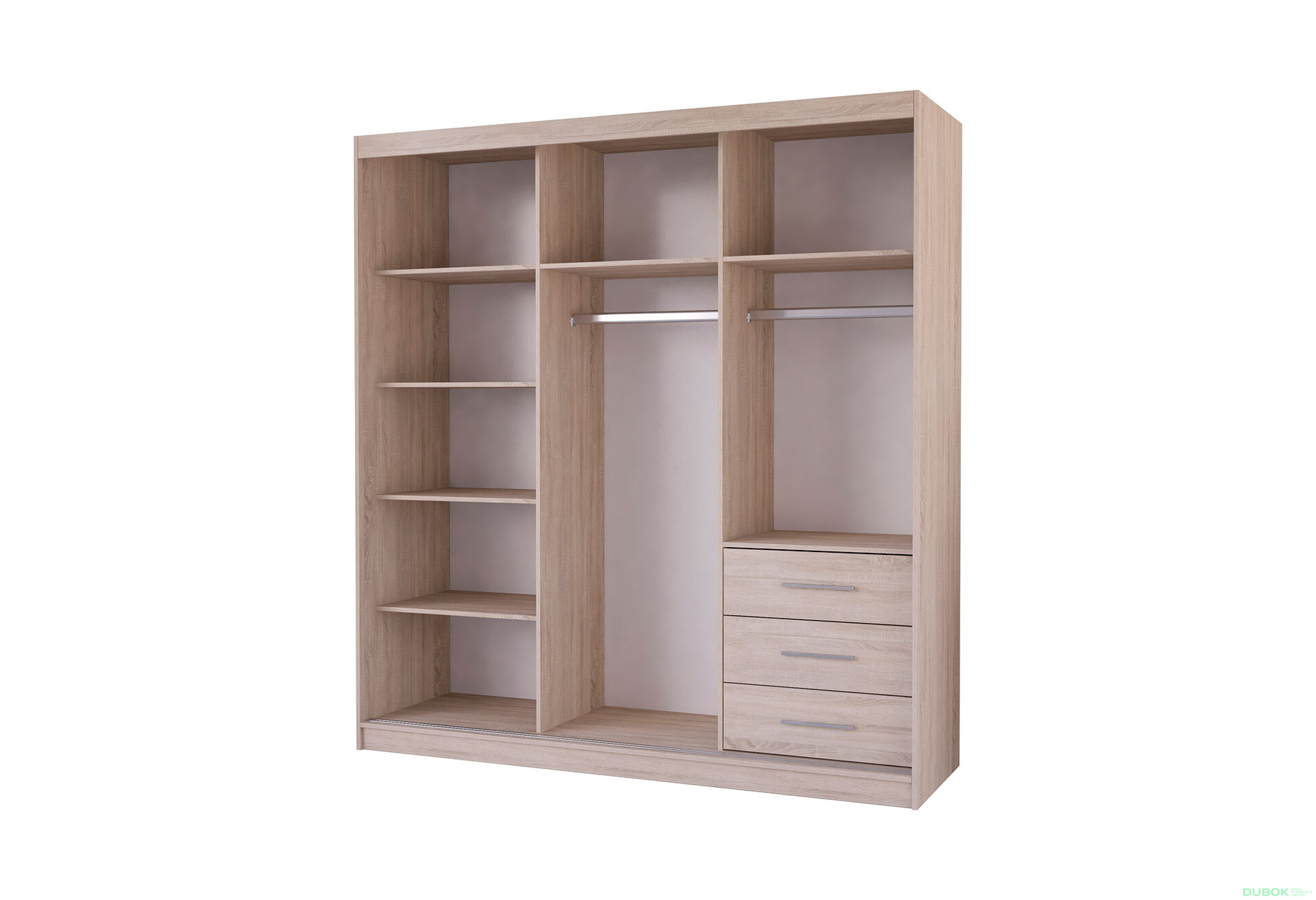 Fotografia 3 - Spálňová zostava 2D Wenecja dub sonoma / dub canterbury