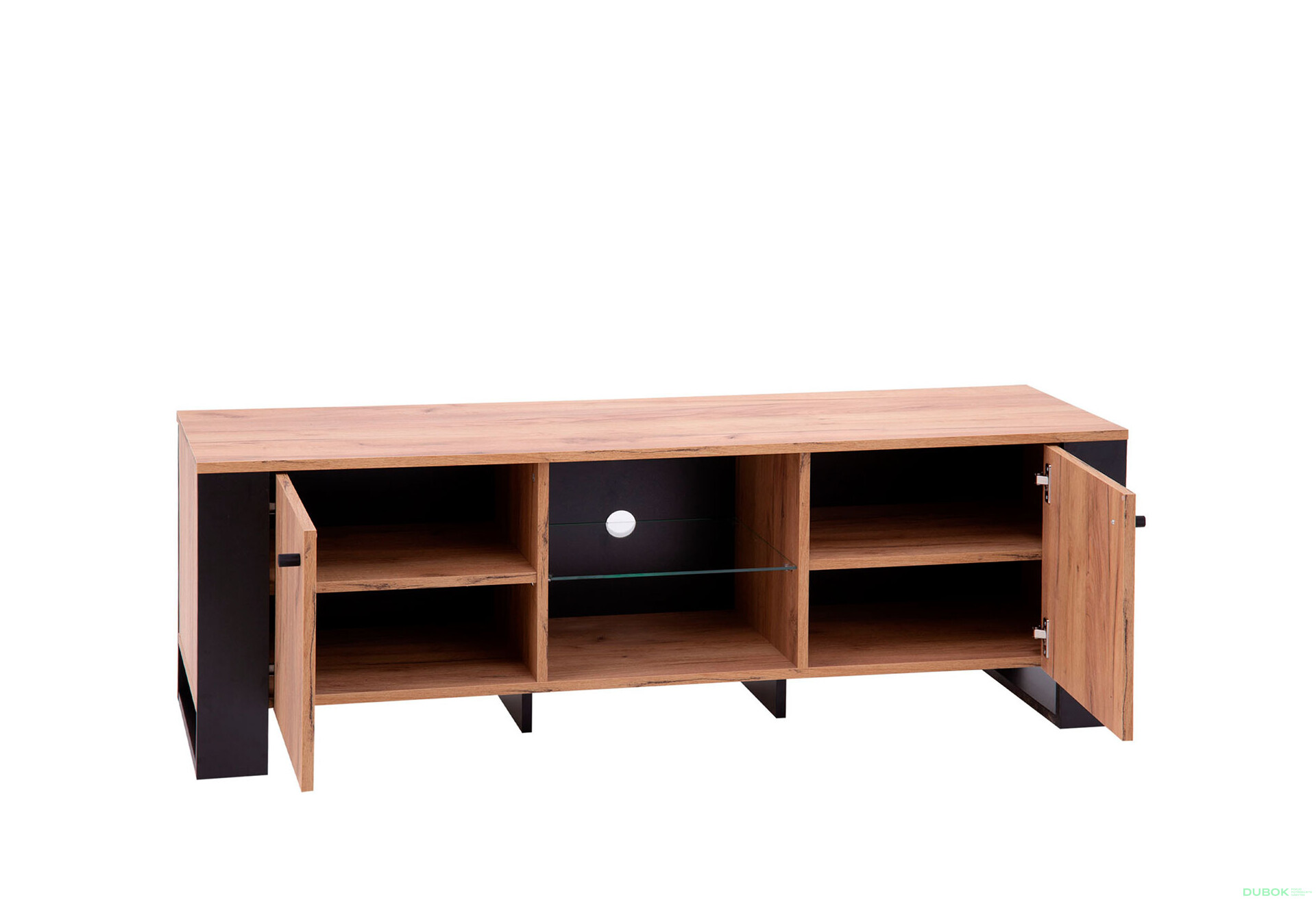 TV stolík 2d/140 dub craft zlatý Wood - Fotografia 4 Fotografia 4 - TV stolík 2d/140 dub craft zlatý Wood