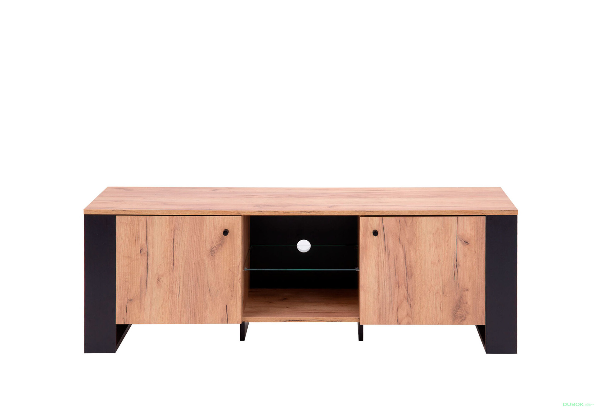 Fotografia 3 - TV stolík 2d/140 dub craft zlatý Wood