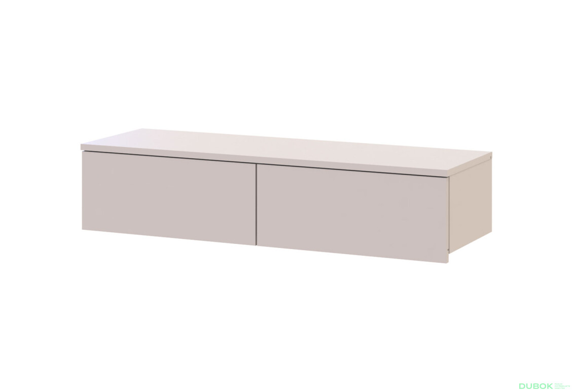 Toaletný stolík Levía kašmír 2š 100x32x22