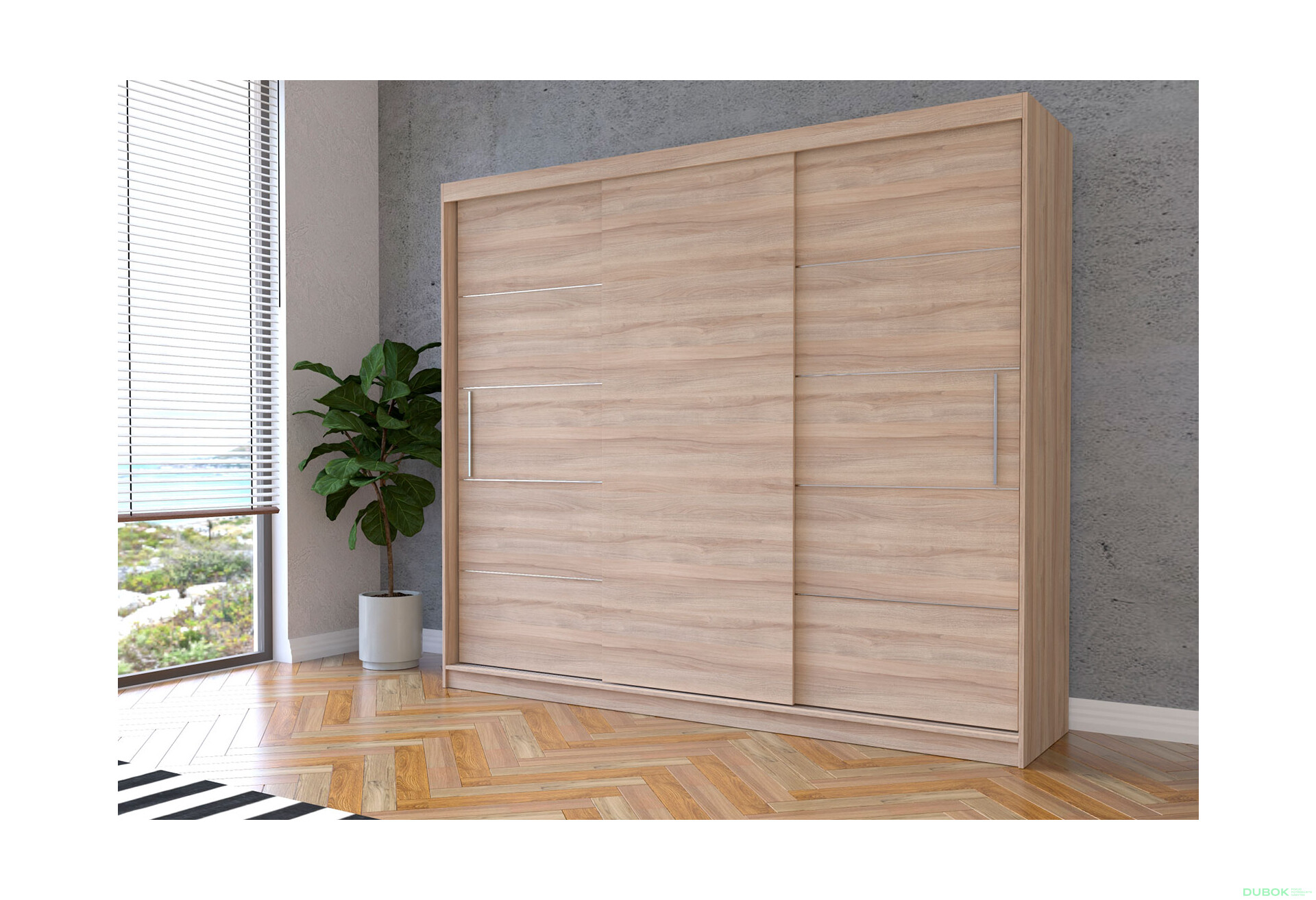 Fotografia 2 - Skriňa Albumy bez zrkadla dub sonoma