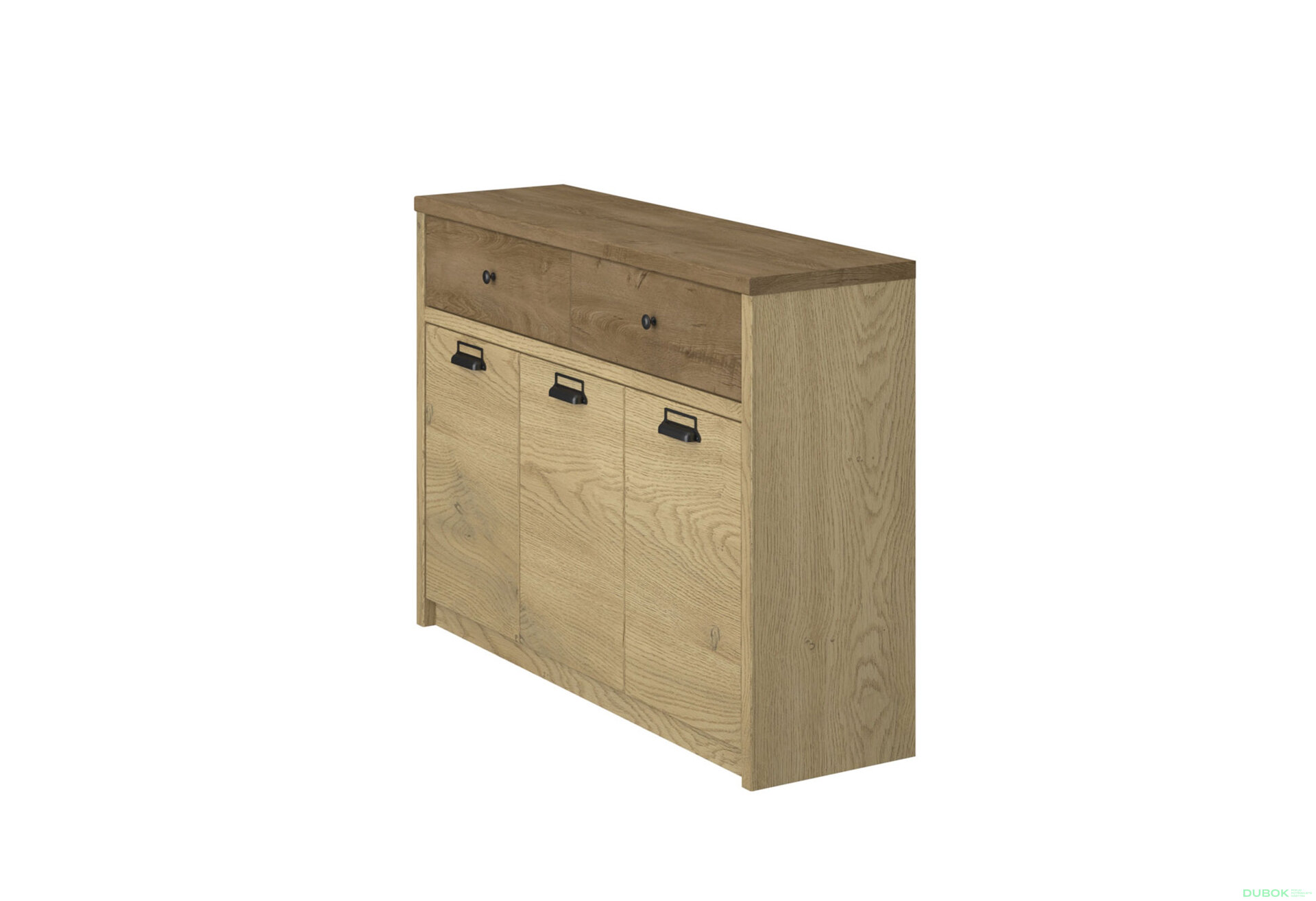 Fotografia 2 - Komoda 3d2s dub cremona / dub lefkas Denzel