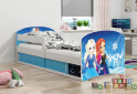 Posteľ Luki 1 biele Frozen 80x160 cm s roštom, matracom - Fotografia 2 Fotografia 2 - Posteľ Luki 1 biele Frozen 80x160 cm s roštom, matracom