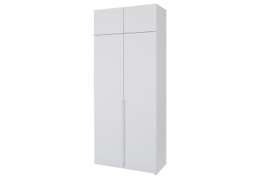 Skriňa Neapol 2D 100 s nadstavcom, biela