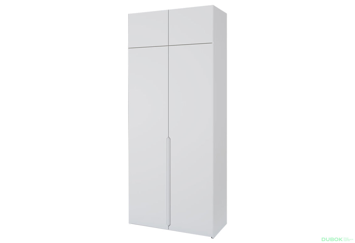 Skriňa Neapol 2D 100 s nadstavcom, biela