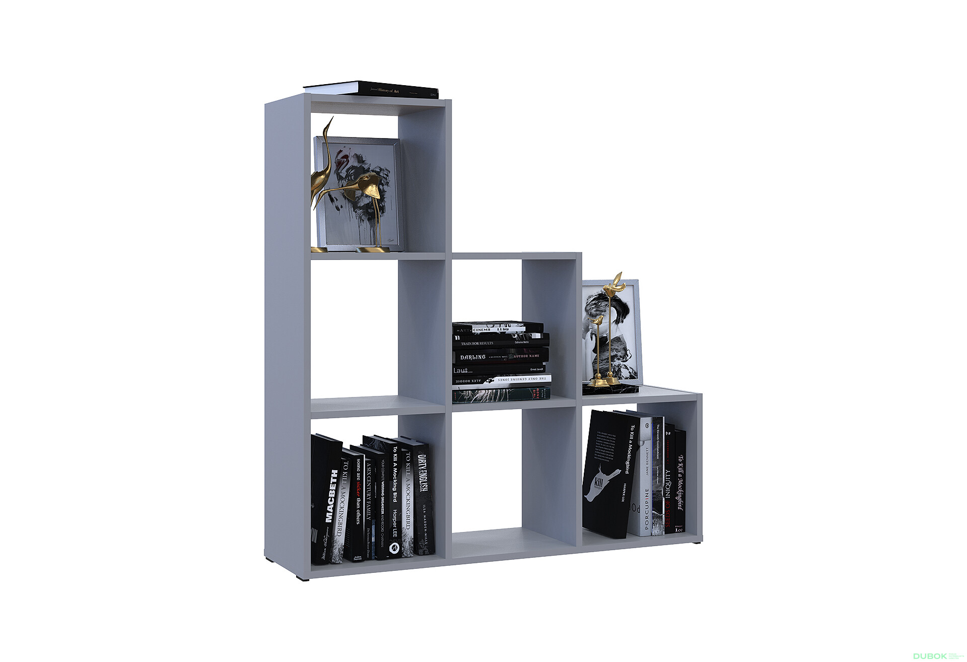 Regál otvorený Step 3х3 102.6х28.8х106.1 sivý - Fotografia 6 Fotografia 6 - Regál otvorený Step 3х3 102.6х28.8х106.1 sivý