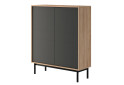 Fotografia 1 - Komoda BKD104 jackson hickory / grafit Basic