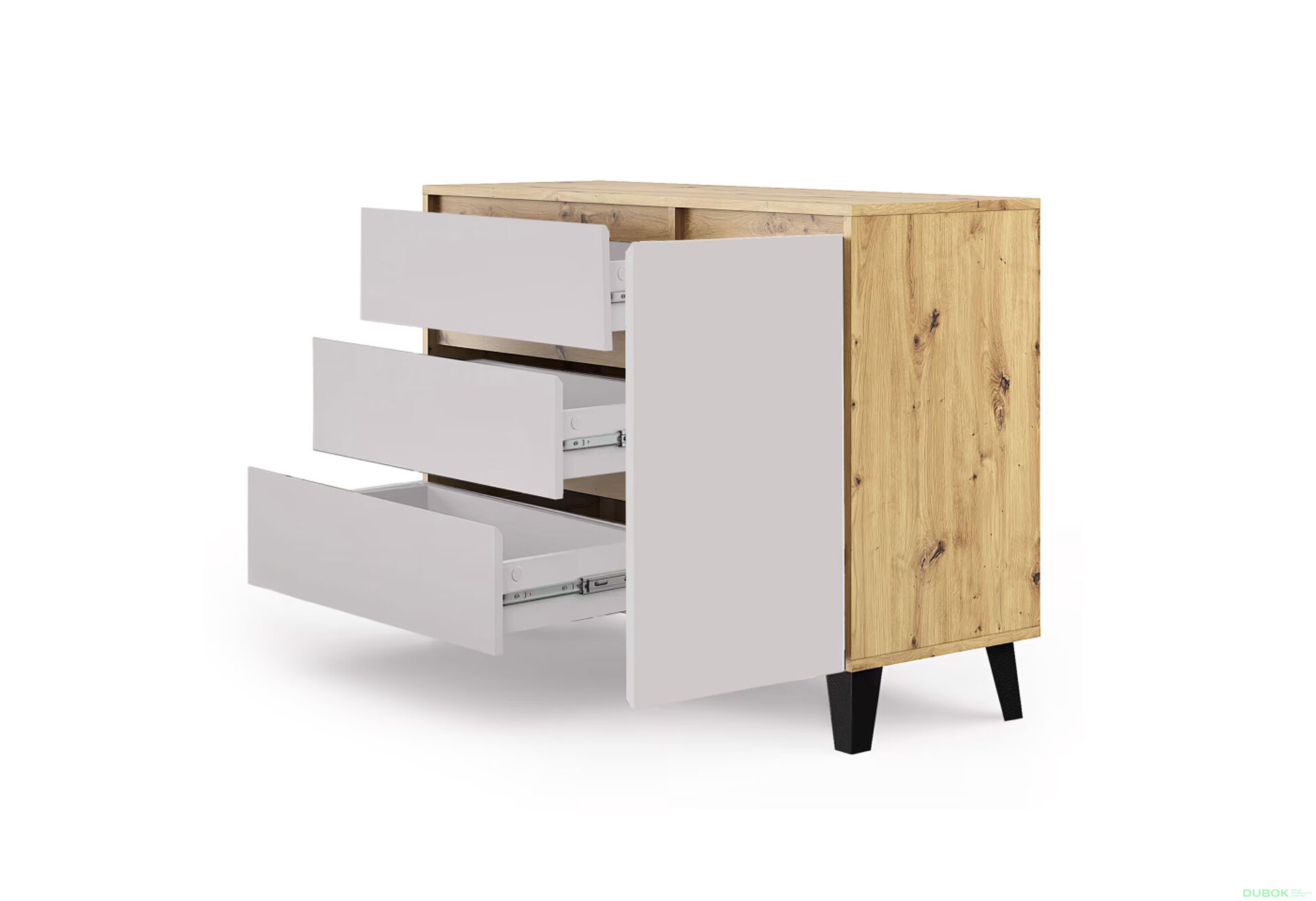 Fotografia 4 - Komoda Borg 1d3s dub artisan / kašmír