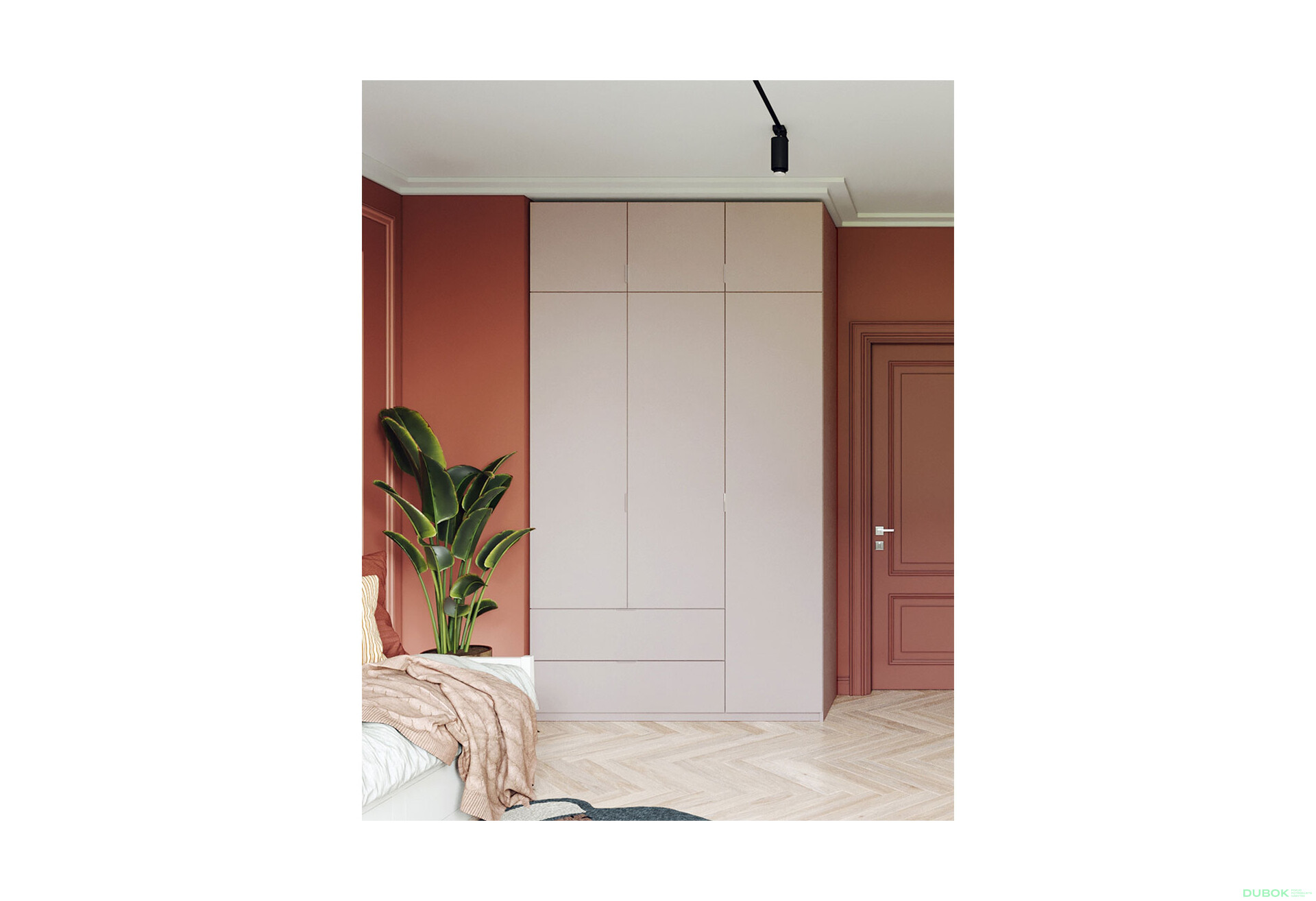 Fotografia 3 - Skriňa štvordverová Lukas 120 cm kašmír