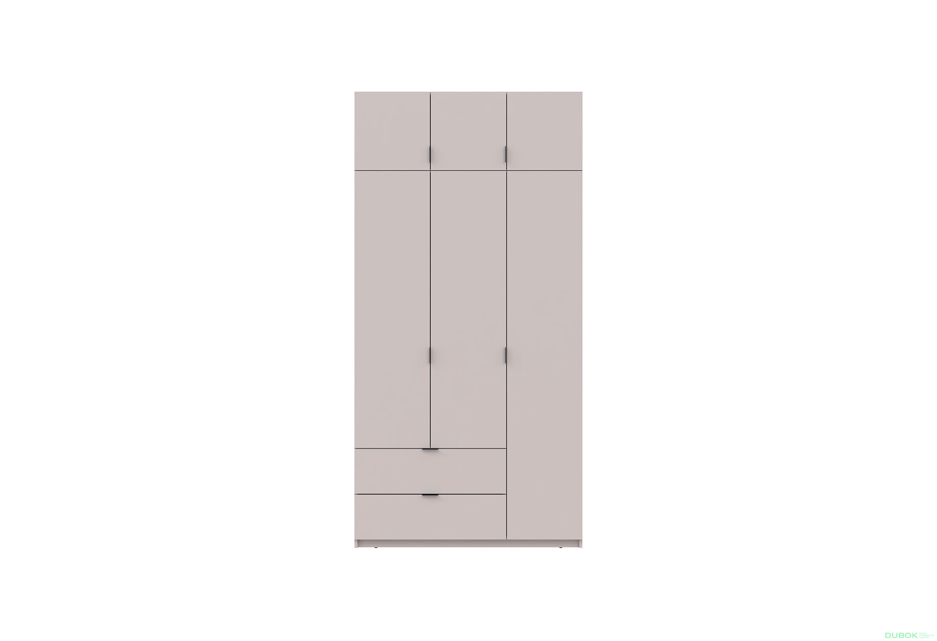Fotografia 6 - Skriňa štvordverová Lukas 120 cm kašmír