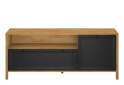 TV stolík Brent dub craft zlatý / čierny - Fotografia 1 Fotografia 1 - TV stolík Brent dub craft zlatý / čierny
