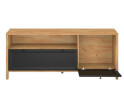 TV stolík Brent dub craft zlatý / čierny - Fotografia 4 Fotografia 4 - TV stolík Brent dub craft zlatý / čierny