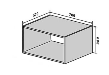 Skriňa č. 67 š 700*360