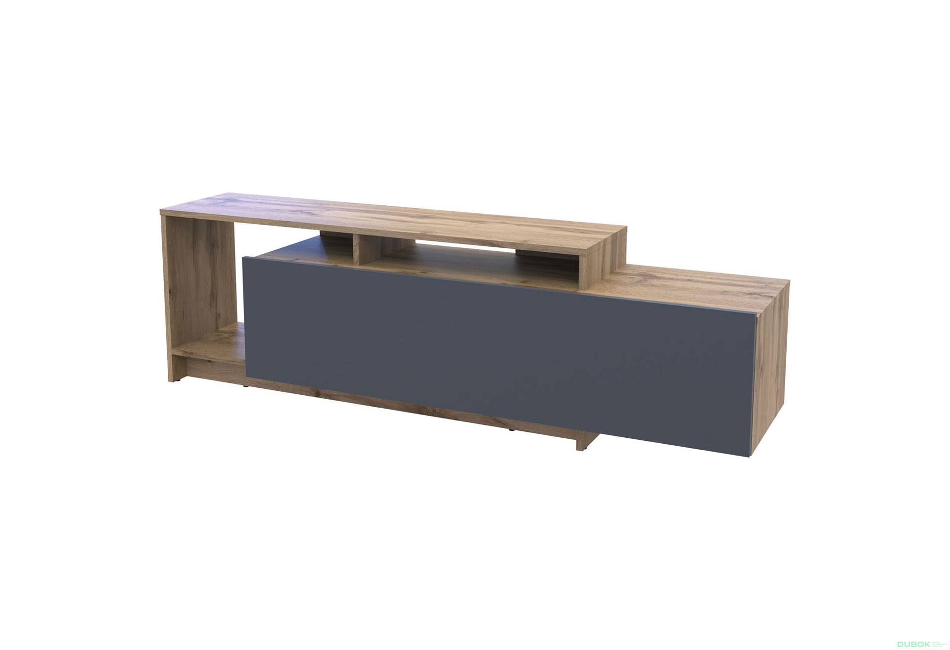 Fotografia 1 - TV stolík U2 tajo / grafit drevotrieska 160x38x48