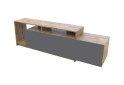 TV stolík U2 tajo / grafit drevotrieska 160x38x48 - Fotografia 3 Fotografia 3 - TV stolík U2 tajo / grafit drevotrieska 160x38x48