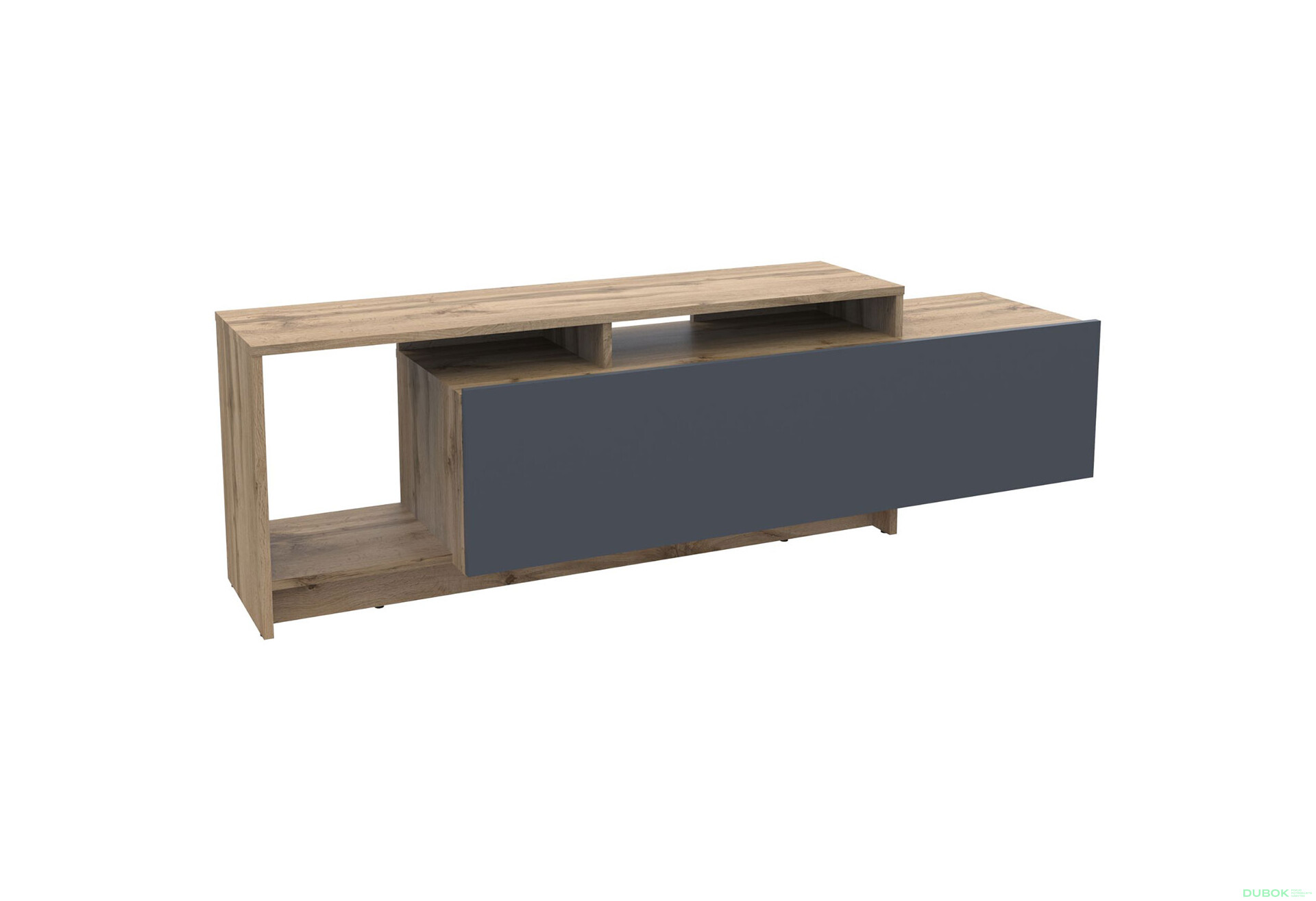 Fotografia 3 - TV stolík U2 tajo / grafit drevotrieska 160x38x48