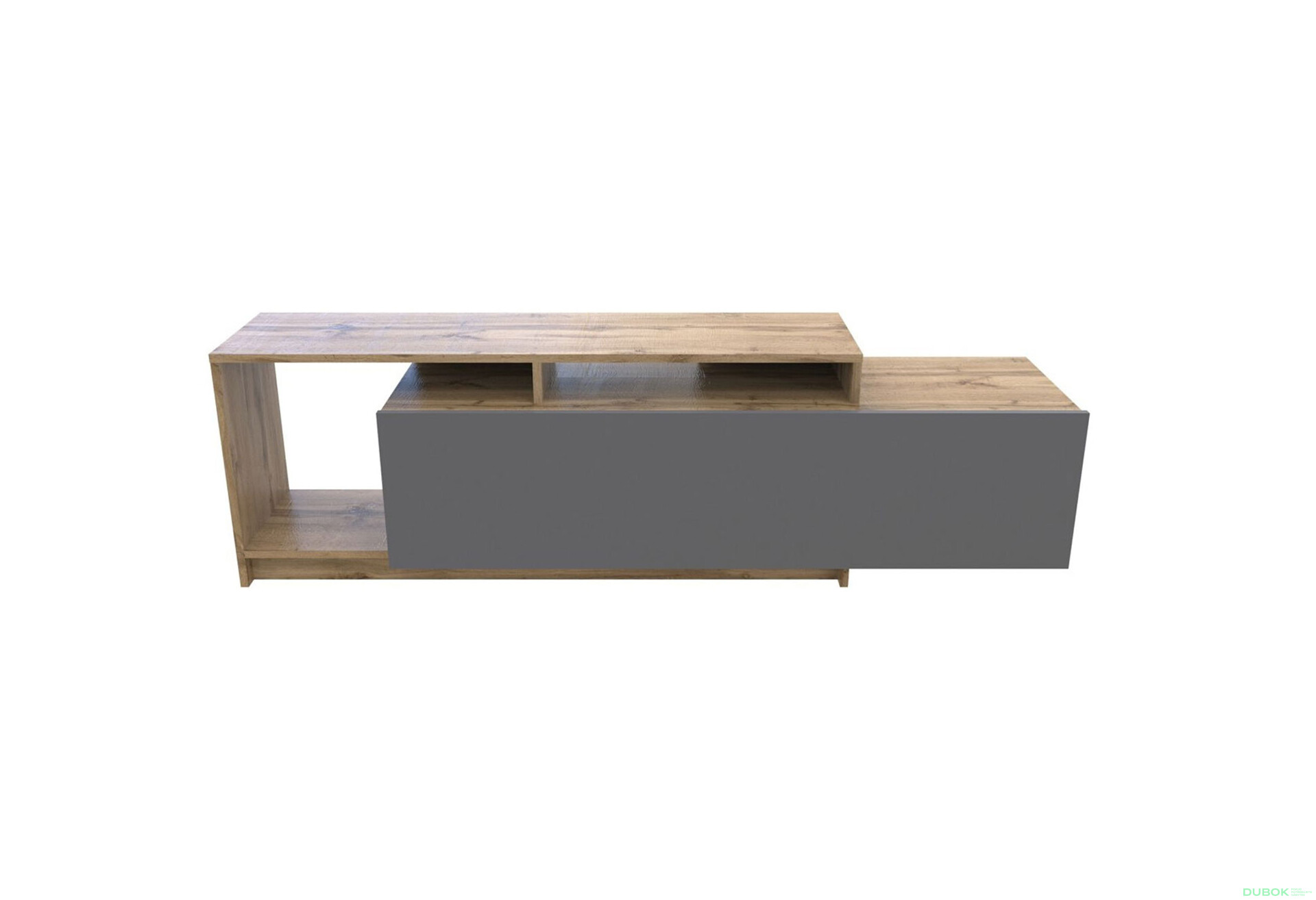 Fotografia 5 - TV stolík U2 tajo / grafit drevotrieska 160x38x48