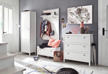 Predsieňová zostava 2.3 m biela Ole
