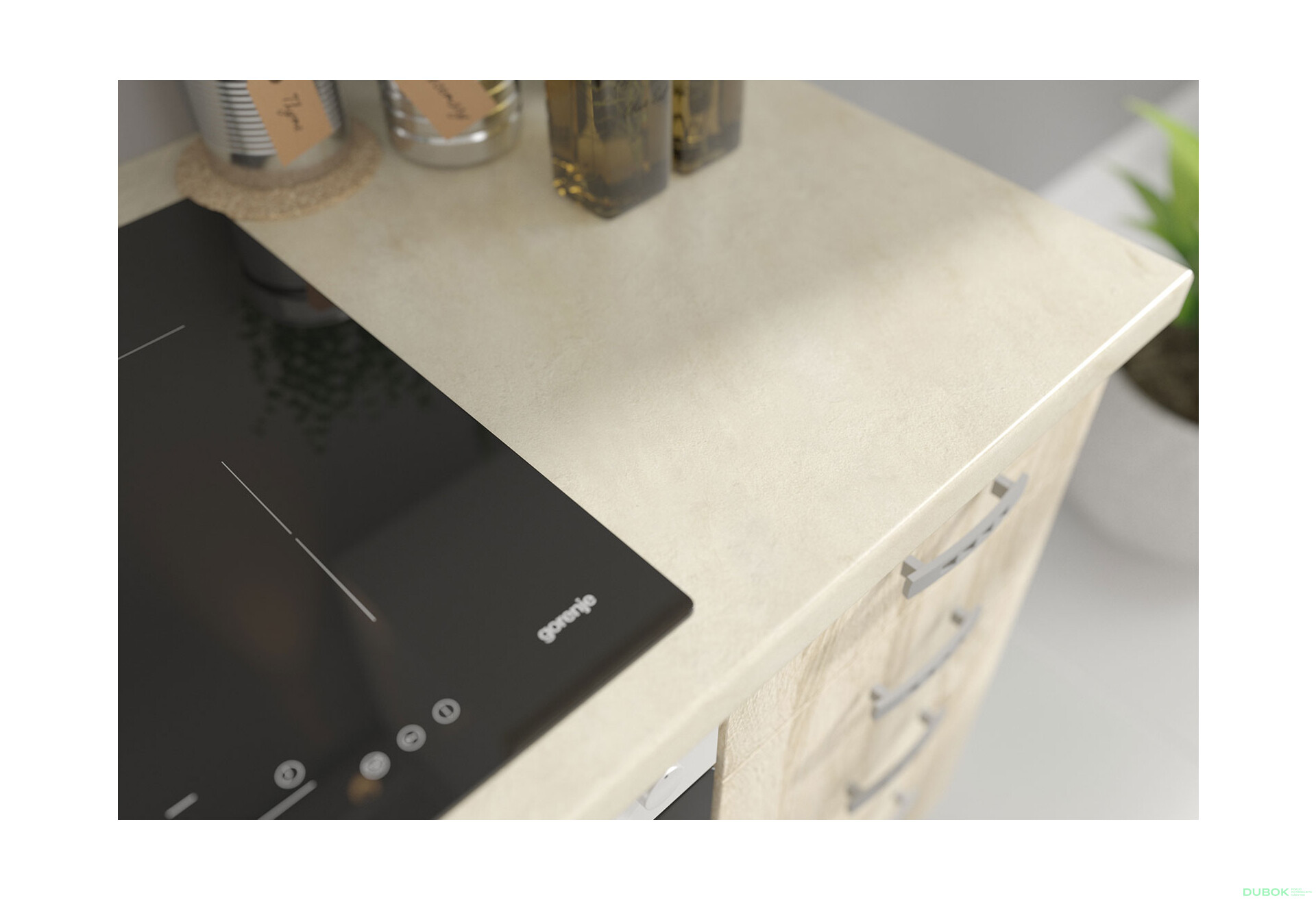 Fotografia 2 - Pracovná doska Nubian Jasny 180x60x0.28 cm Storaz-Lempert