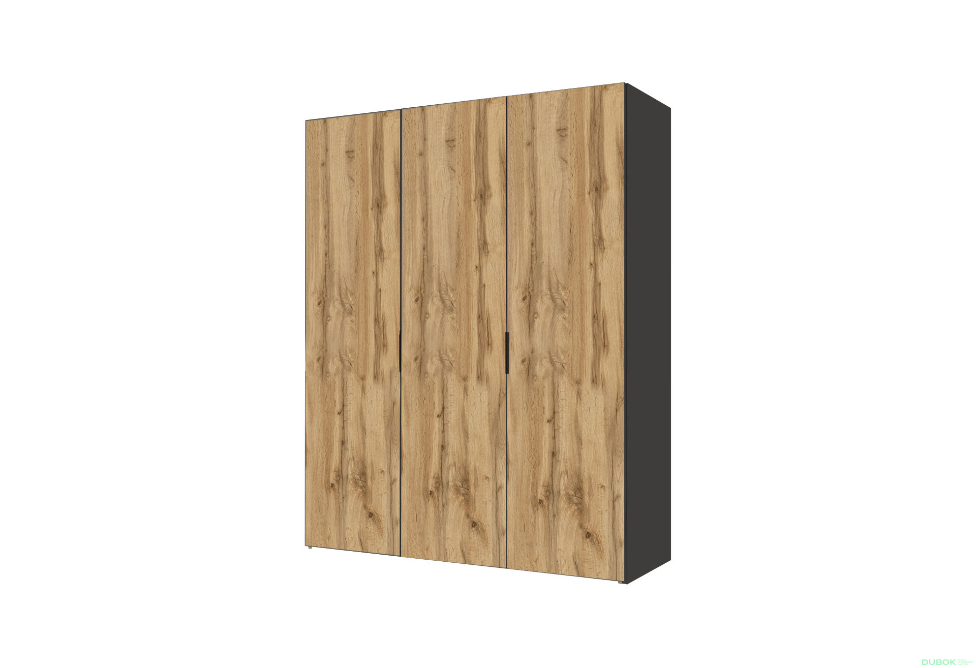 Fotografia 1 - Skriňa trojdverová 150 cm Modus 3 DTD Dub Appalache Korpus Antracit BL