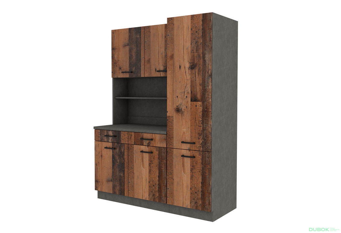 Fotografia 3 - Modulárna kuchyňa Maria Old Style / Matera, pracovná doska Matera