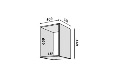 Fotografia Modul № 12 A-500x697 DTD 18 mm biely