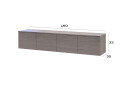 TV stolík Levía cannolo 4dv 160x35x33 - Fotografia 6 Fotografia 6 - TV stolík Levía cannolo 4dv 160x35x33