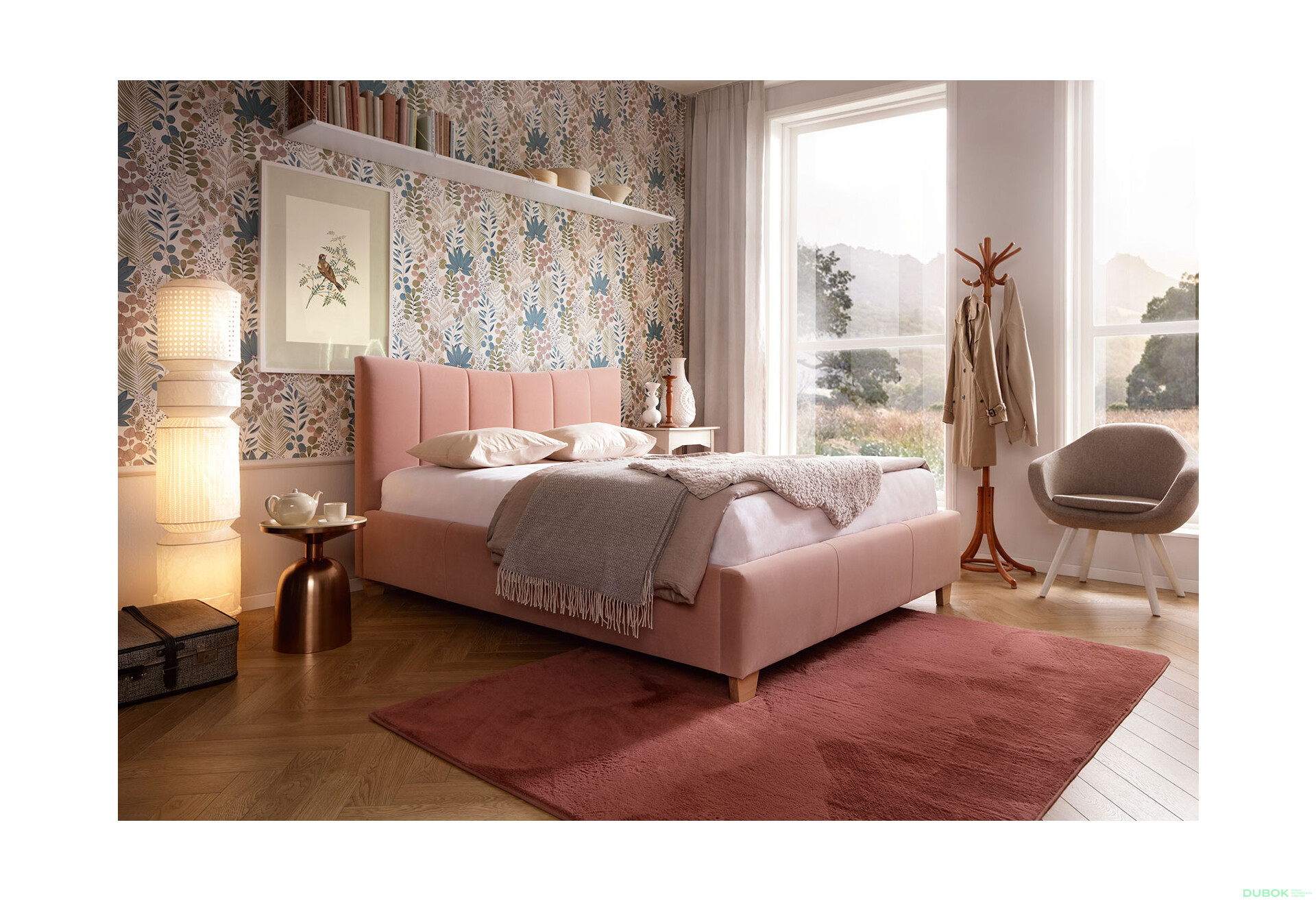Posteľ Ariel 180x200 Matt Velvet 61 Davis B10 Olcha - Fotografia 2 Fotografia 2 - Posteľ Ariel 180x200 Matt Velvet 61 Davis B10 Olcha