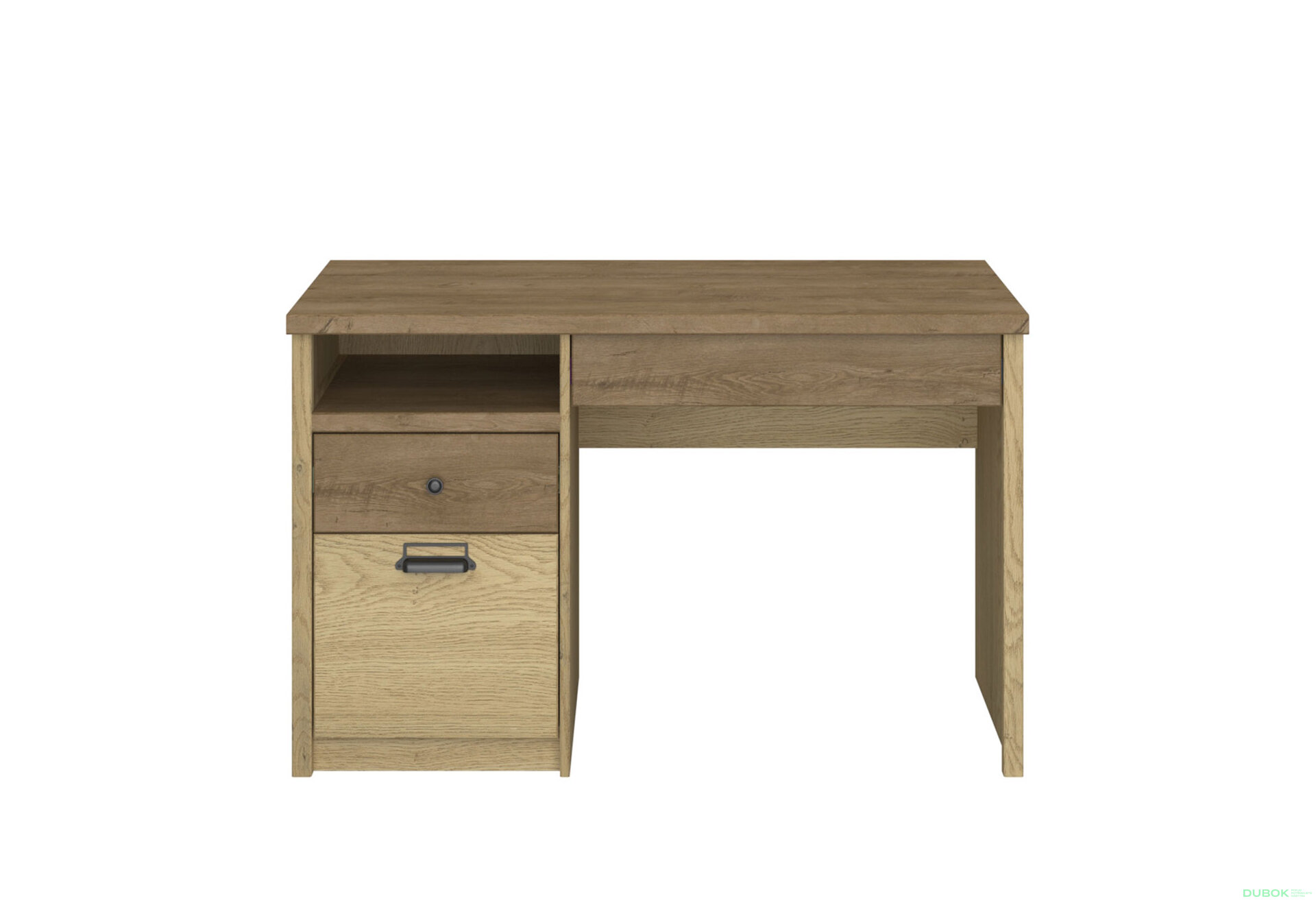 Fotografia 1 - Písací stôl 1d2s/120 dub cremona / dub lefkas Denzel