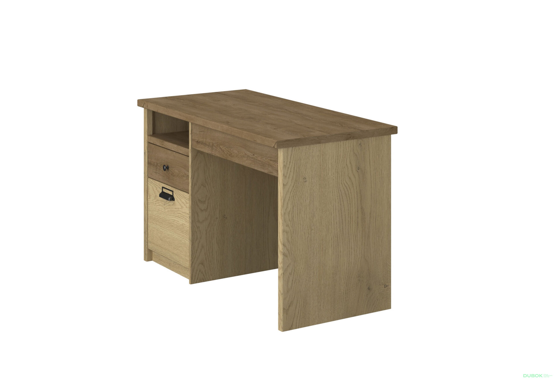 Fotografia 2 - Písací stôl 1d2s/120 dub cremona / dub lefkas Denzel