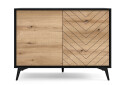 Fotografia 3 - Komoda K104 evoke dub / čierna Diamond