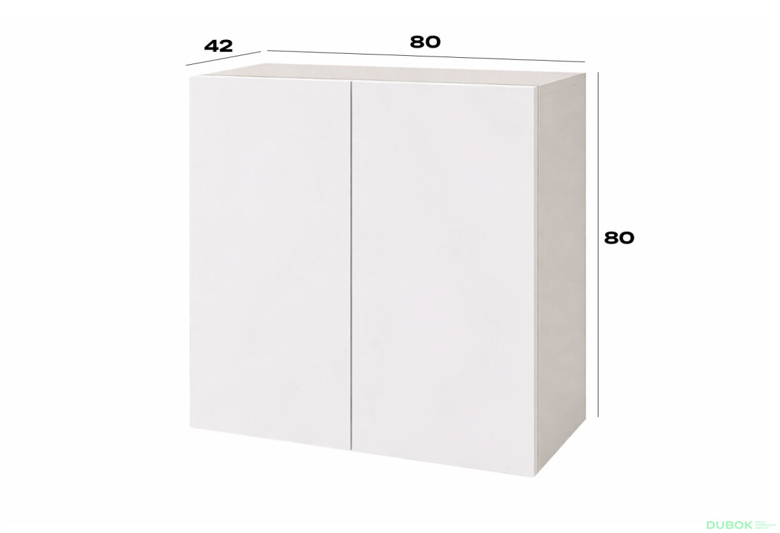 Fotografia 3 - Komoda 2D 80 cm kašmír / nymphaea alba Space