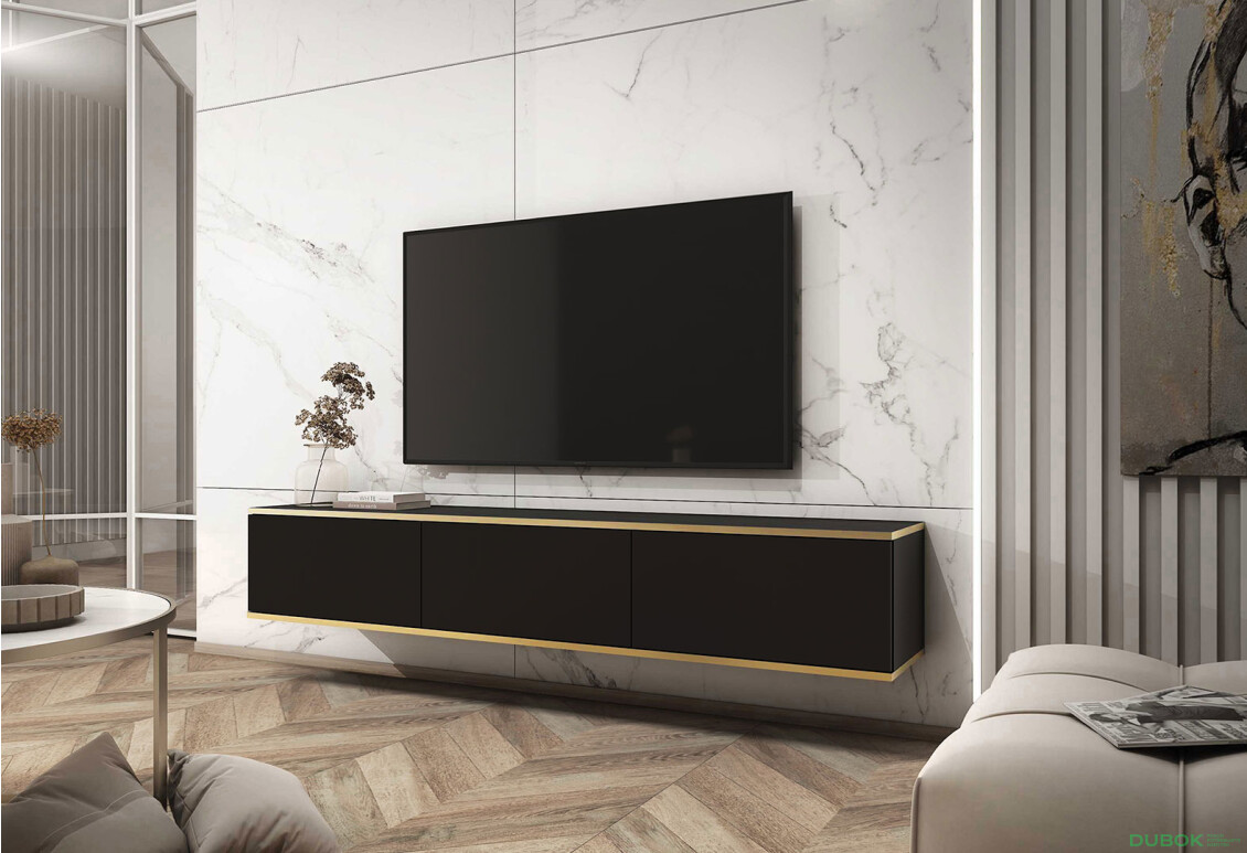 Fotografia 3 - TV stolík RTV 175 čierny Oro